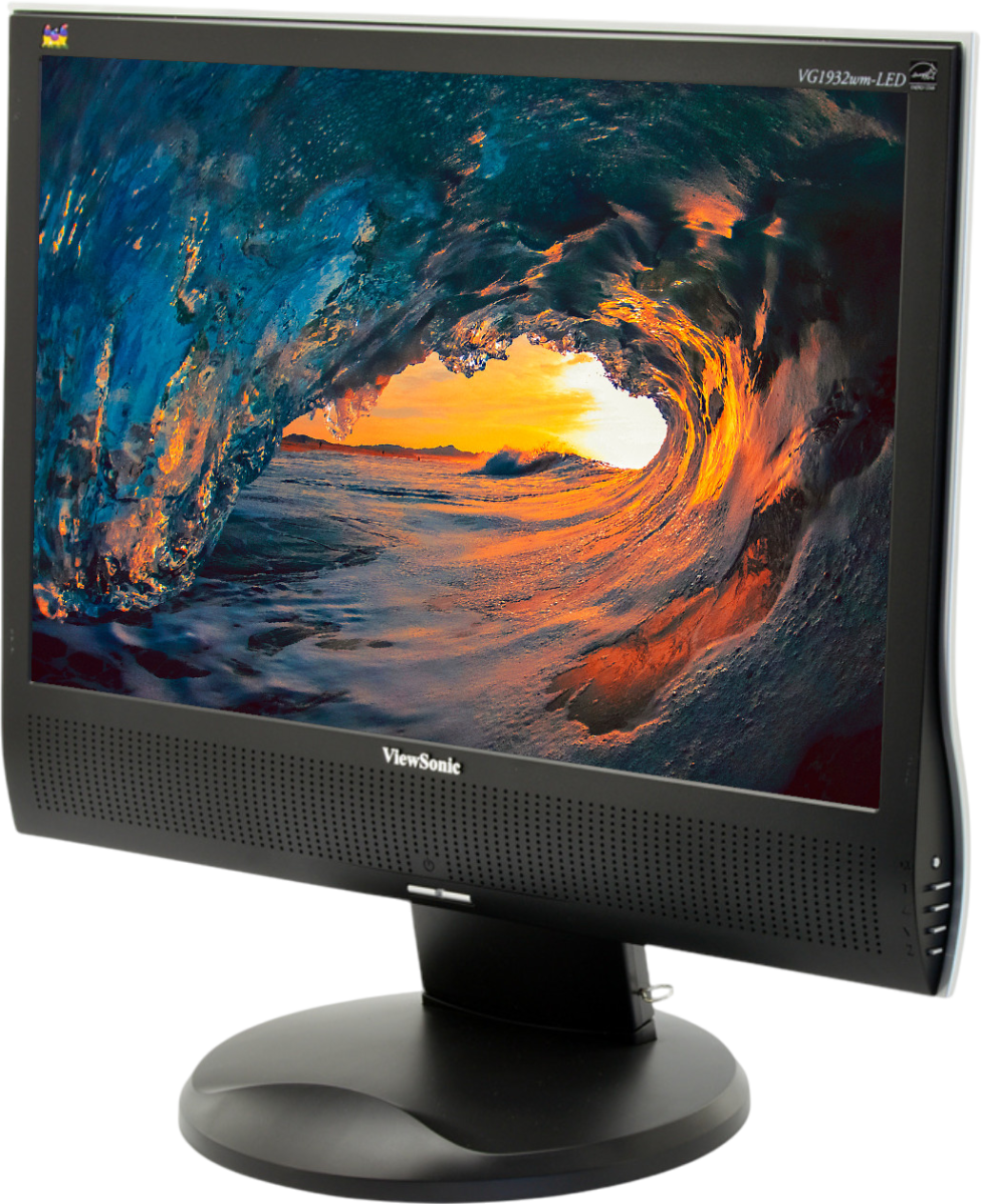 Viewsonic VG1932wm 19"" Widescreen LED LCD Monitor - Grade A Refurbished - ViewSonic refurbished available on PCLiquidations