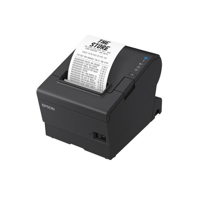 Epson OmniLink TM-T88VII USB Ethernet Thermal Receipt Printer - Black Refurbished - Epson refurbished available on PCLiquidations