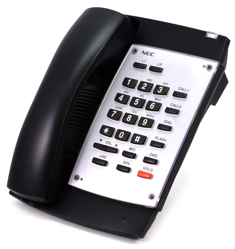 Buy NEC 2 Button Black Hands-Free Phone (0890047) IP1NA-DSLT Refurbished - $53.98 NEC 2 Button Black Hands-Free Phone (0890047) IP1NA-DSLT Refurbished - NEC (Nippon Electric Company) refurbished available on PCLiquidations