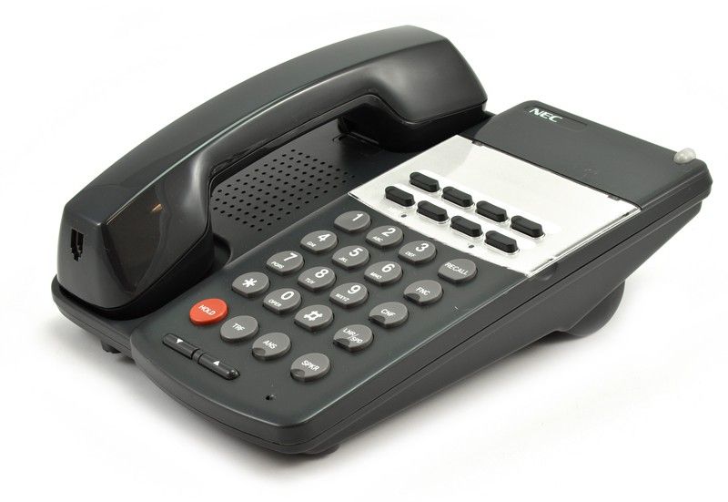 NEC Electra Professional ETW-8-2 Black Basic Speakerphone (730205) Refurbished - NEC (Nippon Electric Company) refurbished available on PCLiquidations
