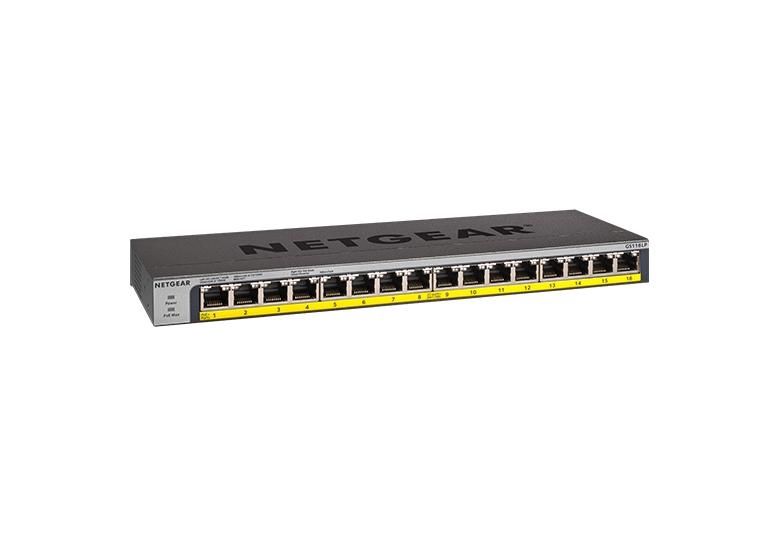 Netgear GS316P 16-Port Unmanaged Switch (16x Gigabit PoE+) Refurbished - Netgear refurbished available on PCLiquidations