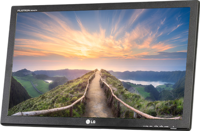 LG W2442PA-BF 24"" FHD Widescreen LCD Monitor - No Stand - Grade B Refurbished - LG refurbished available on PCLiquidations