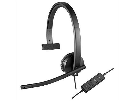 Logitech H570e USB-A Mono Headset Refurbished - Logitech refurbished available on PCLiquidations