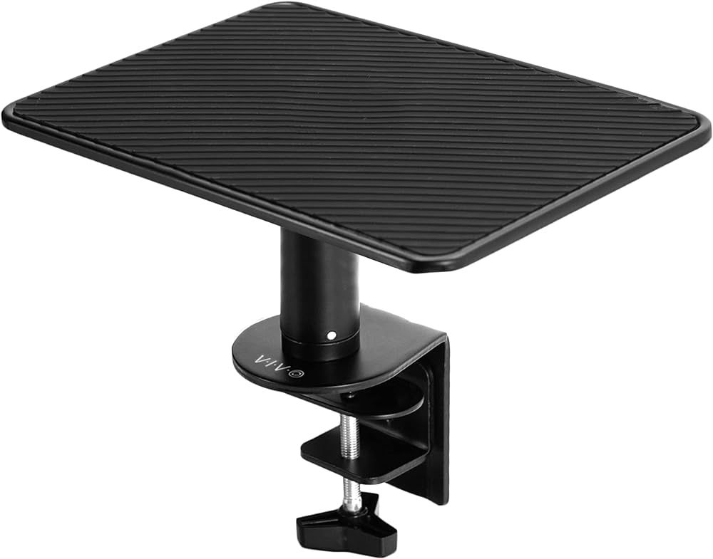 VIVO 12"" Clamp-on Aluminum Monitor Riser - Black Refurbished -  refurbished available on PCLiquidations