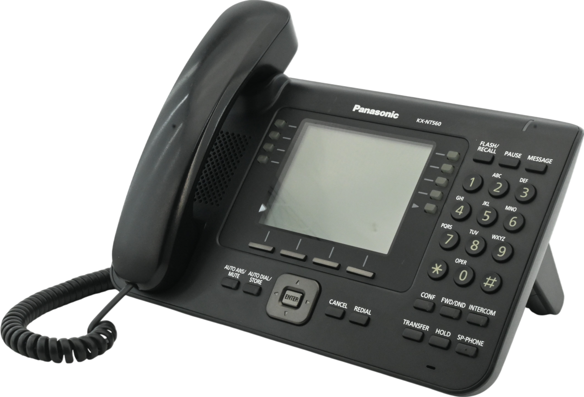 Buy Panasonic KX-NT560 Backlit Display Executive IP Phone - Black - Grade A Refurbished - $152.99 Panasonic KX-NT560 Backlit Display Executive IP Phone - Black - Grade A Refurbished - Panasonic refurbished available on PCLiquidations