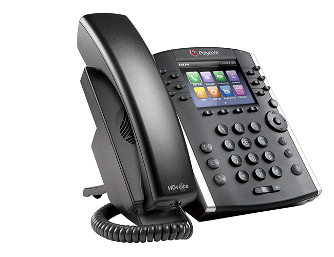 Polycom VVX 411 12-Line Gigabit IP Phone - Skype - Grade B Refurbished - Polycom refurbished available on PCLiquidations