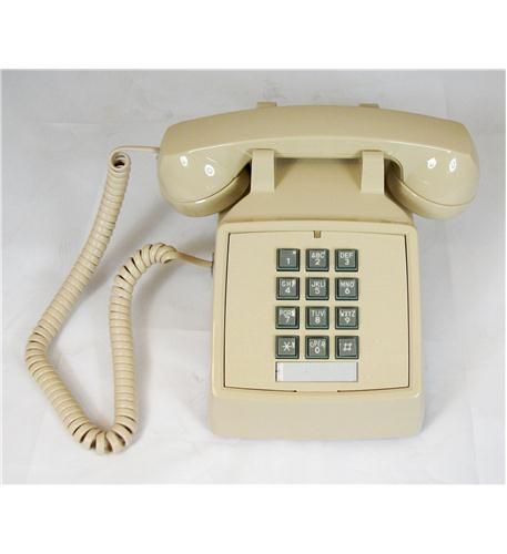 Cortelco 2500 Ash Desk Phone w/ Volume Control - New Refurbished - Cortelco refurbished available on PCLiquidations