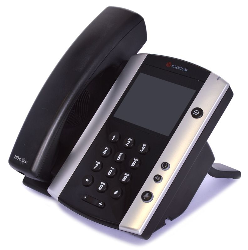 Polycom VVX 500 Gigabit IP Touchscreen Display Phone - Ring Central Refurbished - Polycom refurbished available on PCLiquidations