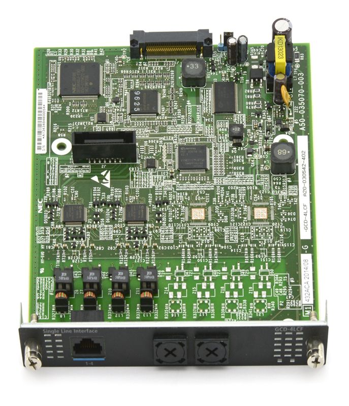 NEC Univerge SV9000 GCD-4LCF 4-Port Analog Station Card Refurbished - NEC (Nippon Electric Company) refurbished available on PCLiquidations