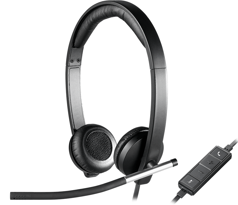 Logitech H650e USB-A Stereo Headset Refurbished - Logitech refurbished available on PCLiquidations