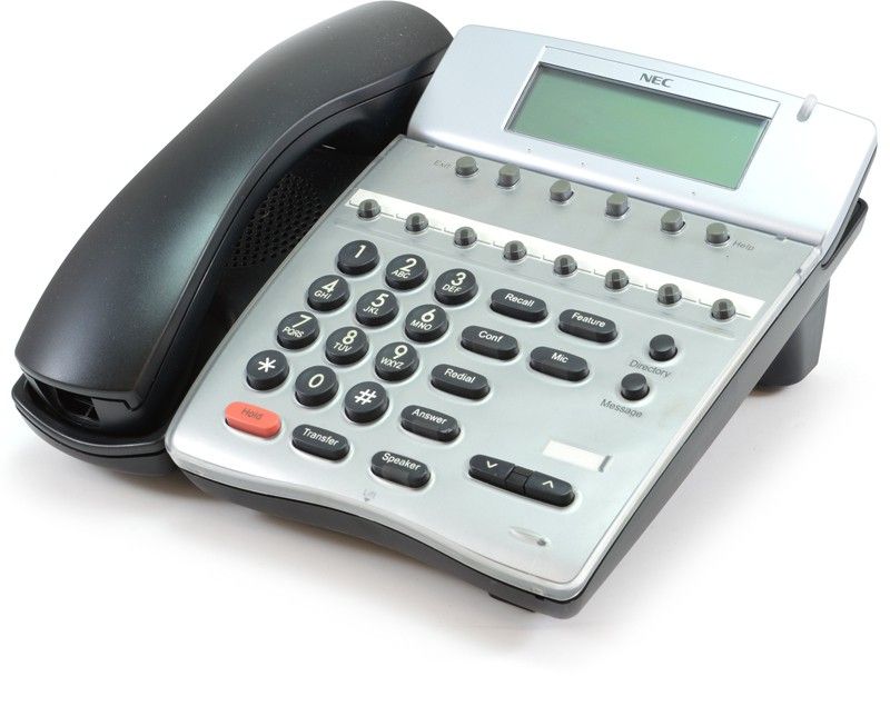 NEC DTH-8D-2 Black Display Speakerphone (780571) - Grade B Refurbished - NEC (Nippon Electric Company) refurbished available on PCLiquidations