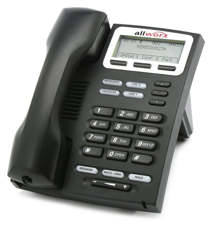AllWorx 9202E Black IP Display Speakerphone - Grade A Refurbished -  refurbished available on PCLiquidations