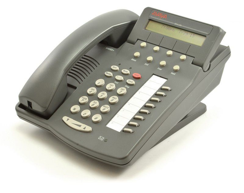 Avaya 6408D+ Grey Display Speakerphone - Grade B Refurbished - Avaya refurbished available on PCLiquidations