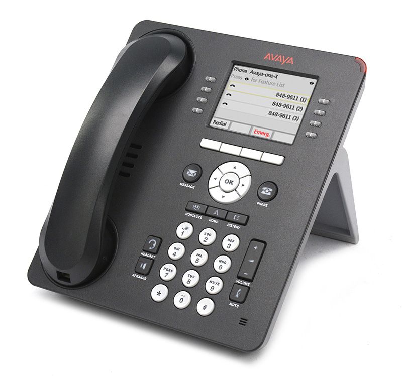 Avaya 9611G 24-Button Black  VOIP Display Speakerphone W/ Text Keys - Grade B Refurbished - Avaya refurbished available on PCLiquidations