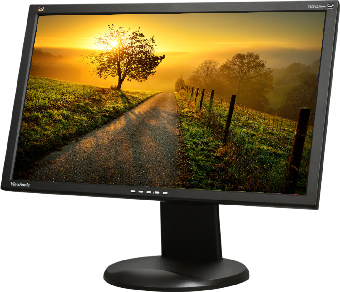 ViewSonic VG2427wm 24"" Widescreen LCD Monitor - Grade C Refurbished - ViewSonic refurbished available on PCLiquidations