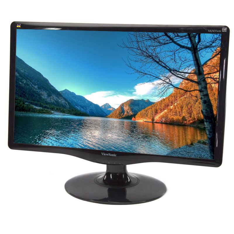 Viewsonic VA2431wm 24"" Full HD Widescreen LCD Monitor - Grade C Refurbished - ViewSonic refurbished available on PCLiquidations