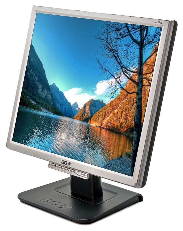 Acer AL1716F 17"" Silver/Black LCD Monitor - Grade B Refurbished - Acer refurbished available on PCLiquidations
