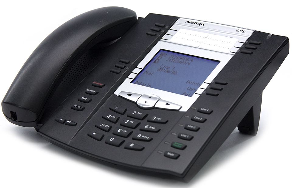 Aastra 6753i Black IP SpeakerPhone - Grade A Refurbished -  refurbished available on PCLiquidations