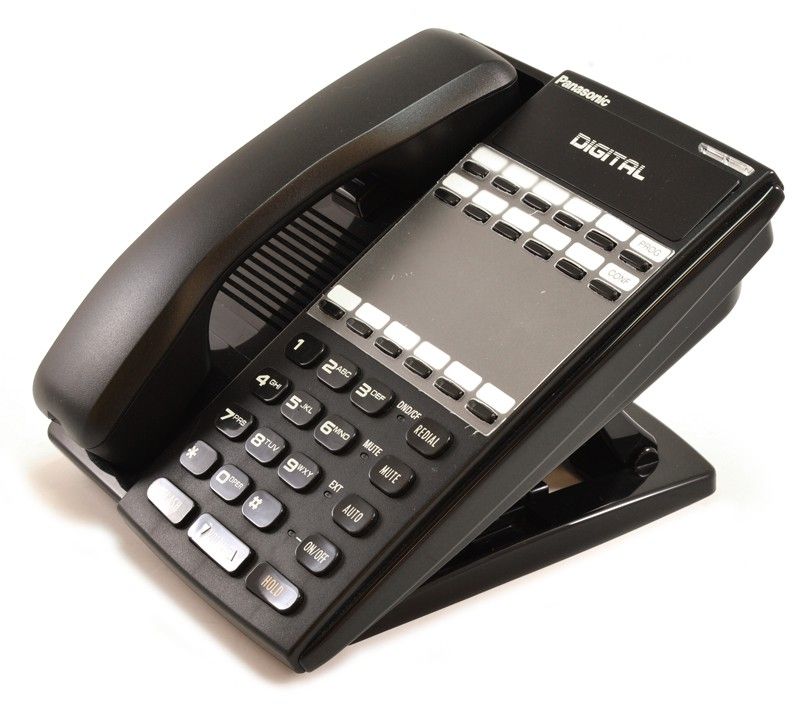 Panasonic DBS VB-44210-B 16-Button Phone Black Refurbished - Panasonic refurbished available on PCLiquidations