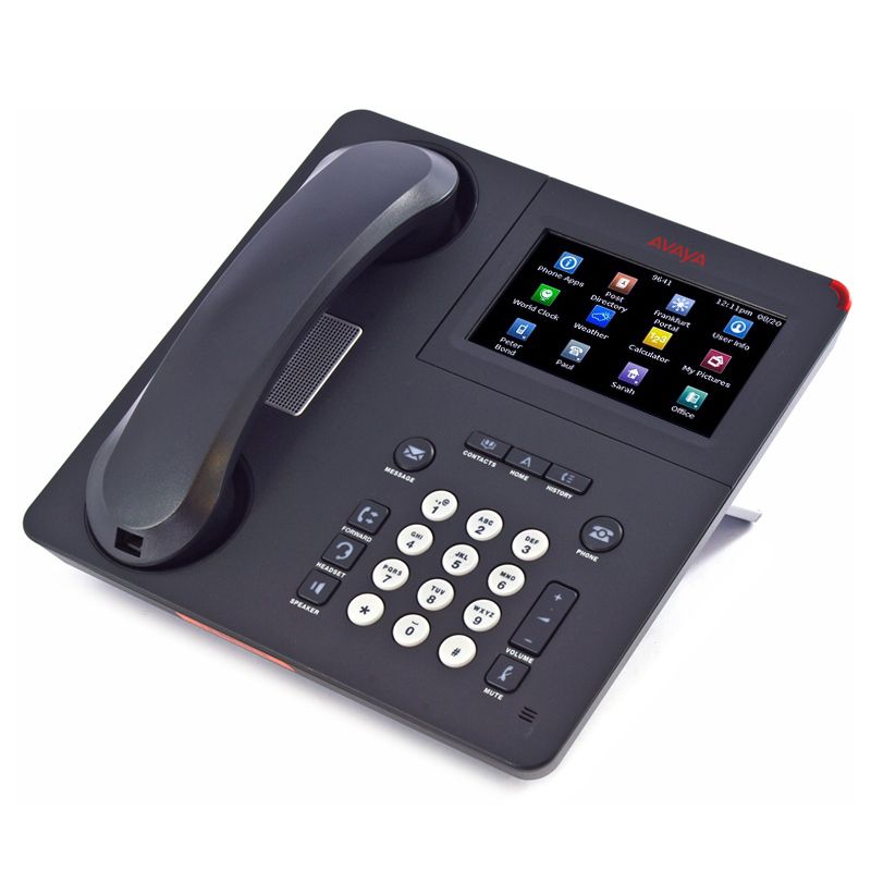 Avaya 9641G Charcoal Gigabit IP Display Speakerphone W/Text Keys - Grade A Refurbished - Avaya refurbished available on PCLiquidations