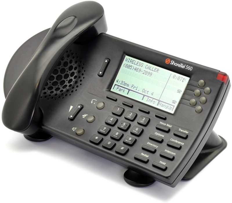 ShoreTel 560 Black IP Display Speakerphone - Grade A Refurbished -  refurbished available on PCLiquidations