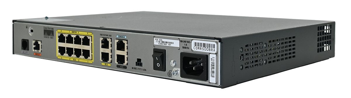 Cisco 1801 Series 341-0135-02 8-Port 10/100 Integrated Services Router - Refurbished Refurbished - Cisco Systems Inc. refurbished available on PCLiquidations