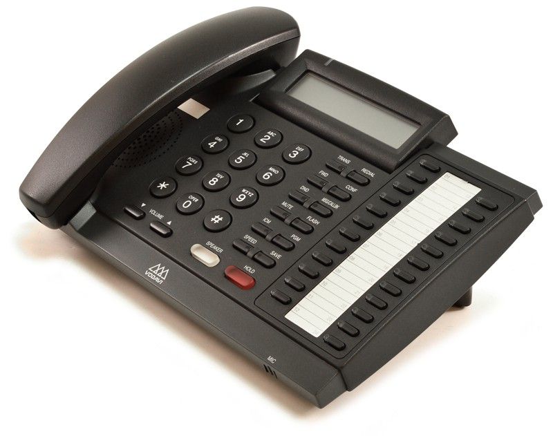 Vodavi IP-24D Charcoal 24-Button Display Telephone (3813-02) Refurbished -  refurbished available on PCLiquidations