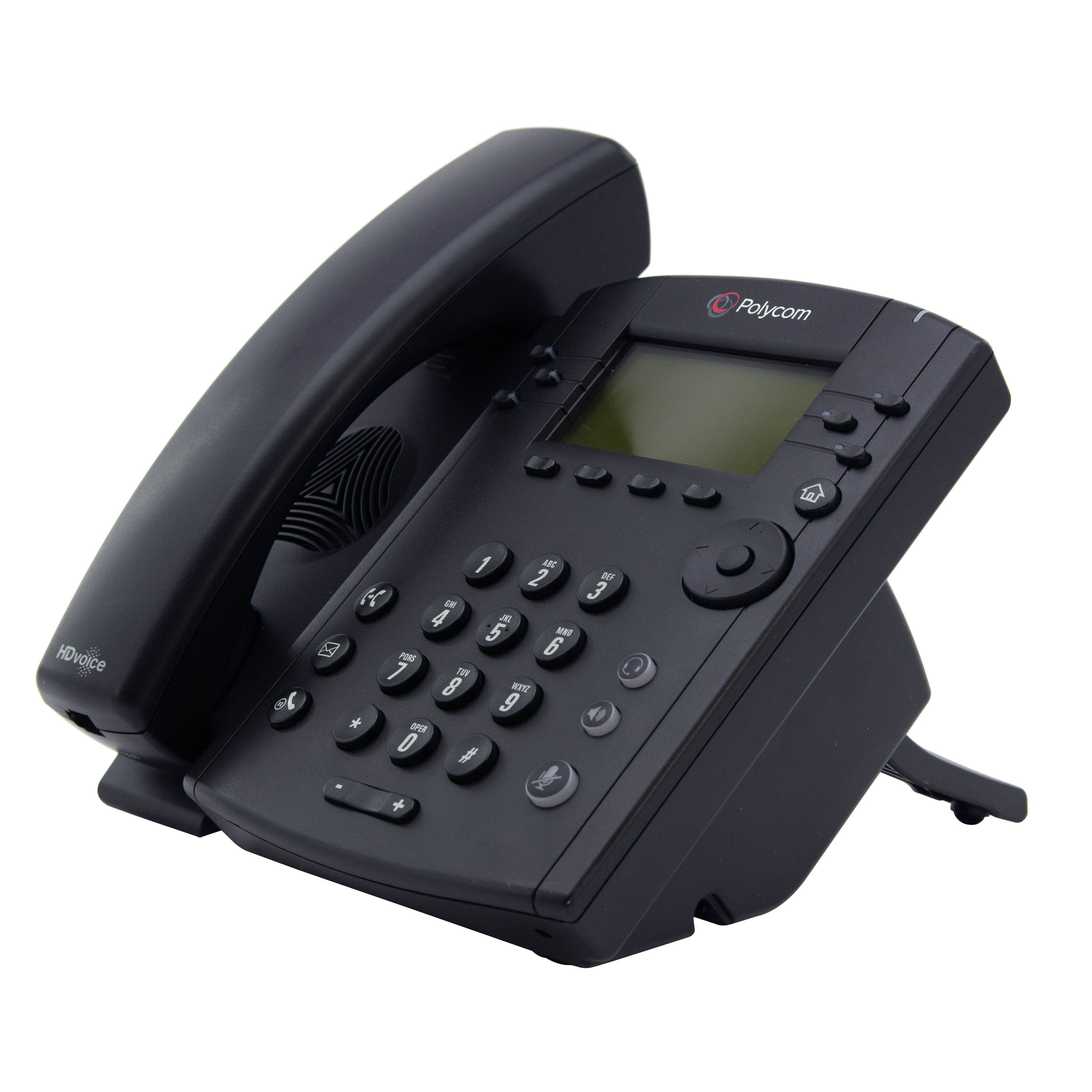 Polycom VVX 300 2200-46135-025 IP Display Speakerphone - Grade A Refurbished - Polycom refurbished available on PCLiquidations