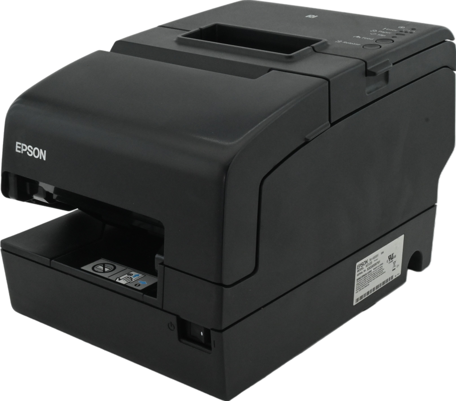 Epson OmniLink TM-H6000V Serial USB Ethernet POS Validation and Receipt Printer with MICR - Refurbished Refurbished - Epson refurbished available on PCLiquidations