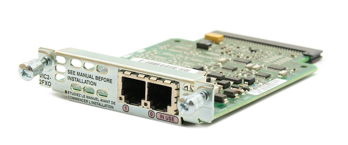 Cisco VIC2-2FXO 2-Port Voice Fax Interface Card (73-12977-01) Refurbished - Cisco Systems Inc. refurbished available on PCLiquidations