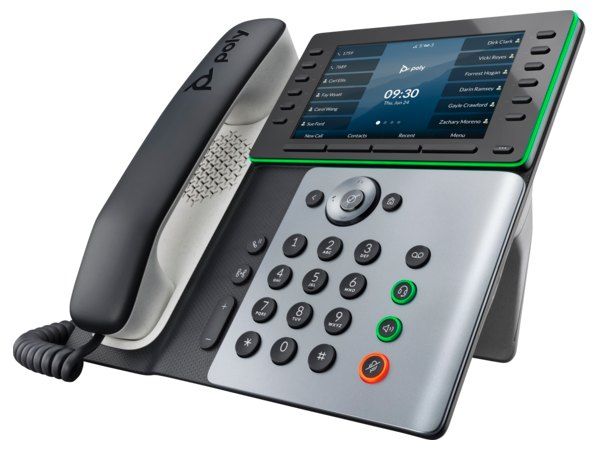 Poly Edge E400 IP Phone Refurbished - N/A (Il existe plusieurs marques avec le nom "Poly", il refurbished available on PCLiquidations