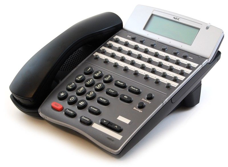 NEC Electra Elite IPK DTH-32D-1 Black Display Speakerphone (780079) Refurbished - NEC (Nippon Electric Company) refurbished available on PCLiquidations