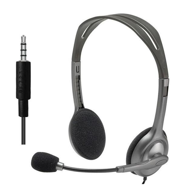 Logitech  H111 3.5mm Stereo Headset Refurbished - Logitech refurbished available on PCLiquidations