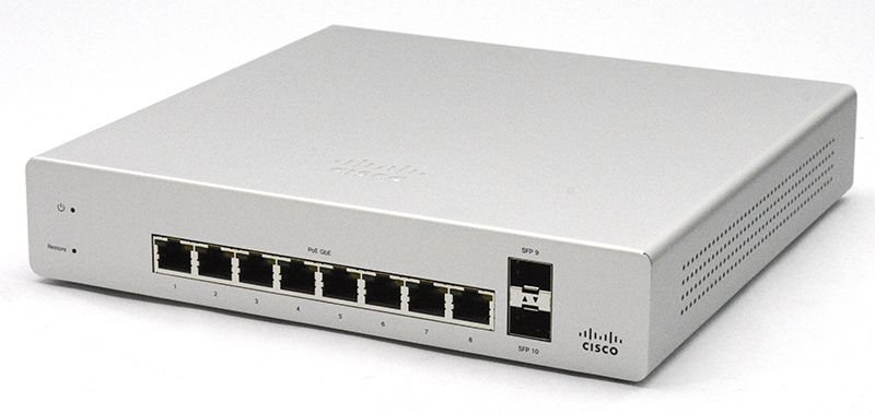 Cisco Meraki MS220-8P 8-Port RJ-45 10/100/1000 Managed Switch - Refurbished Refurbished - Cisco Systems Inc. refurbished available on PCLiquidations