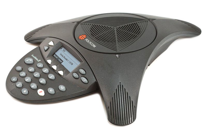 Polycom SoundStation 2 LCD Conference Phone (2201-16000-001, 2201-16000-601)  - Grade A Refurbished - Polycom refurbished available on PCLiquidations