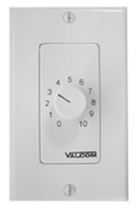 VALCOM Wall Mount Volume Control, Dec Refurbished -  refurbished available on PCLiquidations