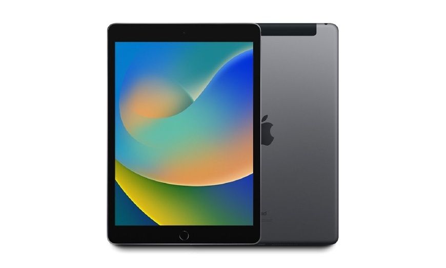 Apple iPad 9 10.2"" Tablet A13 2.6GHz 64GB Wi-Fi + Unlocked Cellular - Space Gray (Mid-2021) - Grade A Refurbished - Apple refurbished available on PCLiquidations