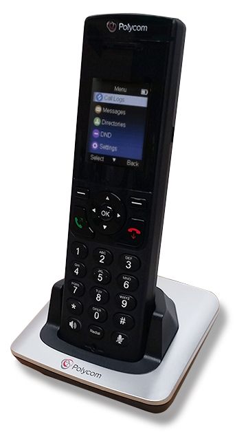 Polycom VVX D60 Expandable Cordless IP Handset - Grade A Refurbished - Polycom refurbished available on PCLiquidations