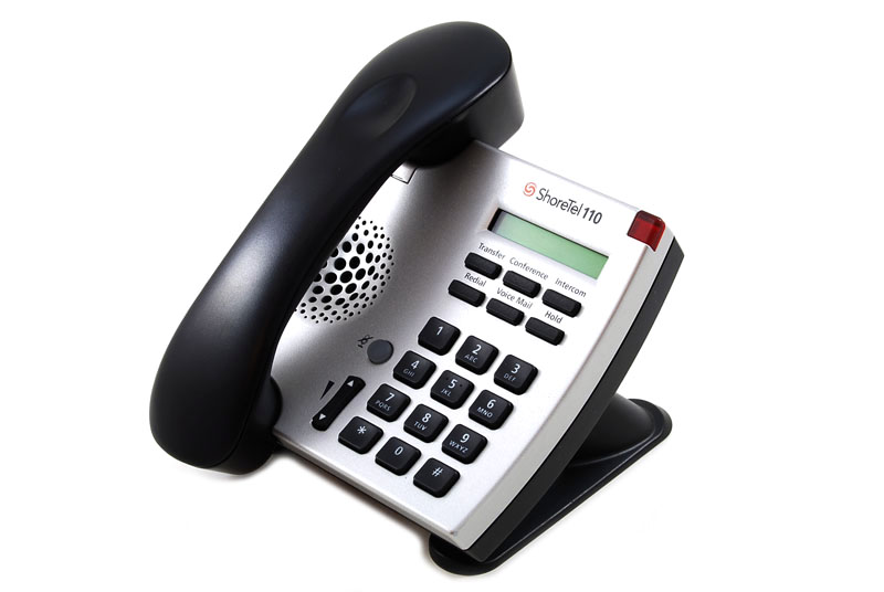ShoreTel 110 Silver IP Phone Refurbished -  refurbished available on PCLiquidations