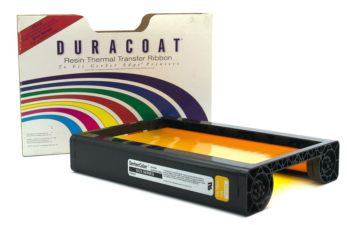Gerber Color Yellow Sunflower Transfer Ribbon (P53502A) Refurbished -  refurbished available on PCLiquidations