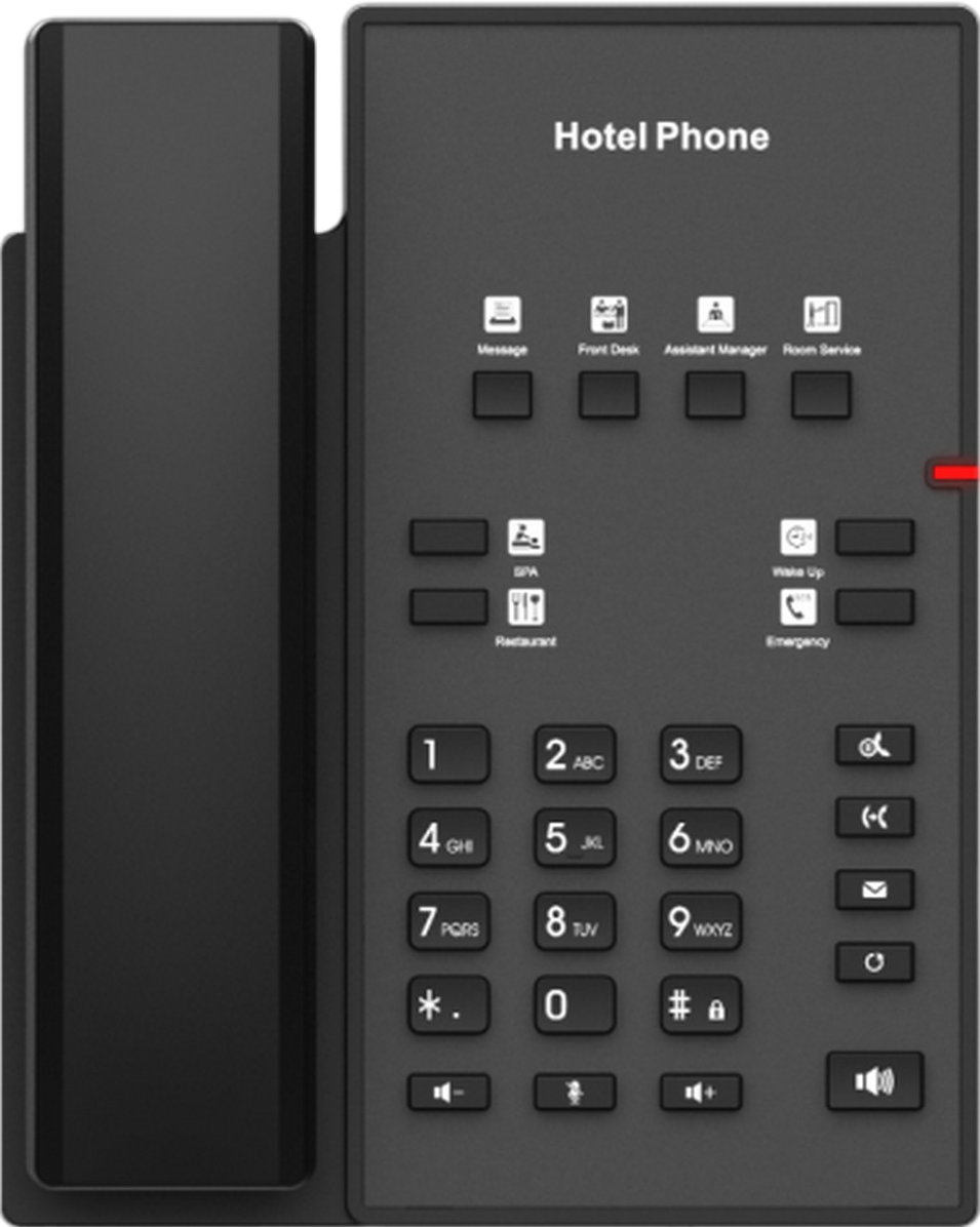 Fanvil H1-2 Wire Basic Hotel IP Phone Refurbished - Fanvil refurbished available on PCLiquidations