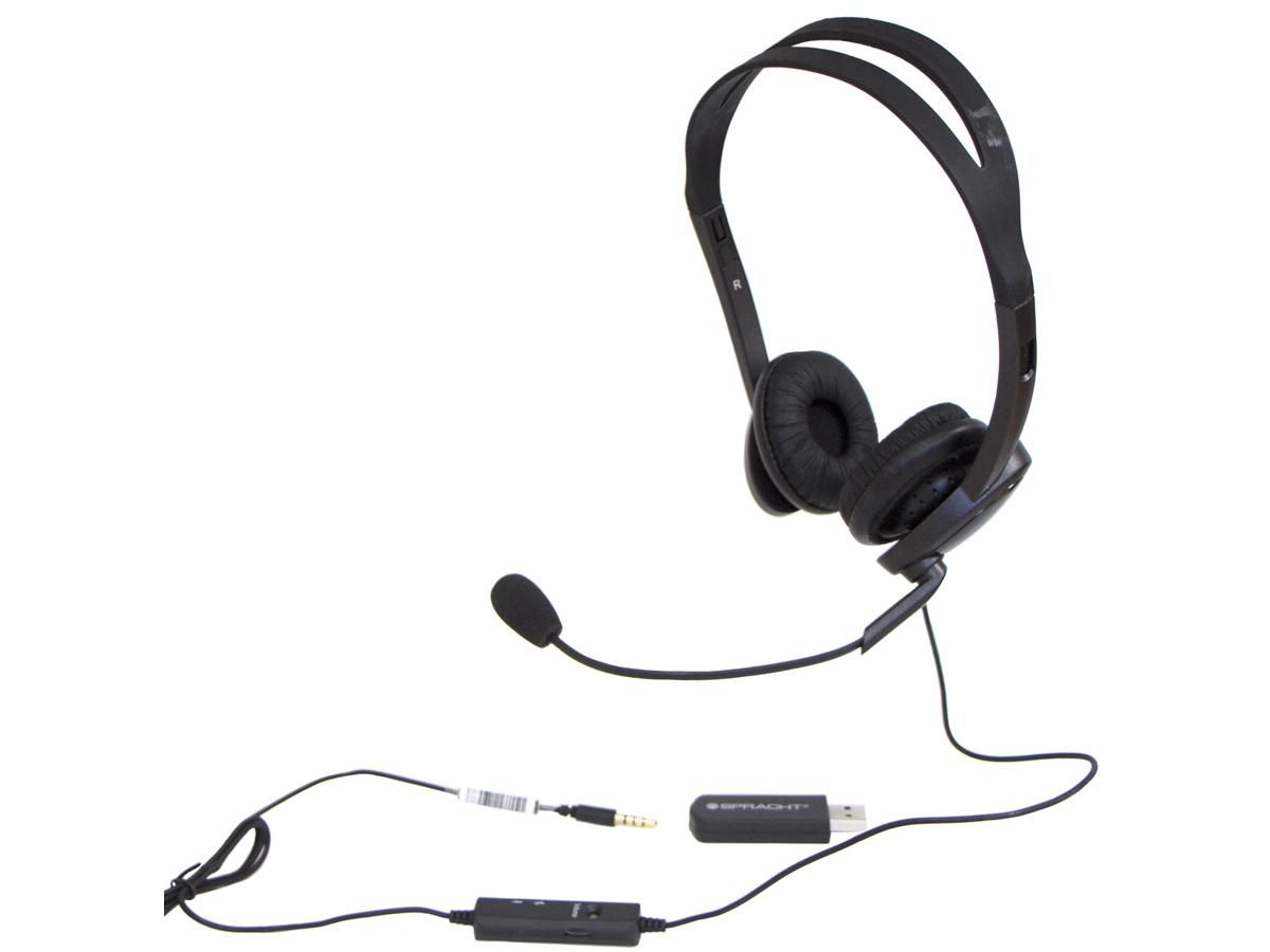 Spracht ZUM 3500 USB 3.5 mm Universal Headset Refurbished - N/A refurbished available on PCLiquidations