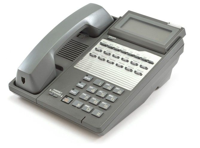 Iwatsu Omega-Phone ADIX IX-12KTD-2 Grey Display Speakerphone (104200) Refurbished -  refurbished available on PCLiquidations