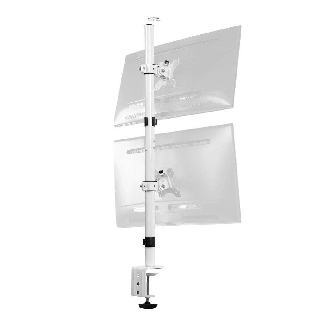 Buy VIVO Dual Monitor Desk Mount - White Refurbished - $49.99 VIVO Dual Monitor Desk Mount - White Refurbished - refurbished available on PCLiquidations