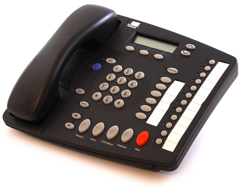 3Com NBX 1102 16-Button Charcoal  Speakerphone - Grade A Refurbished -  refurbished available on PCLiquidations