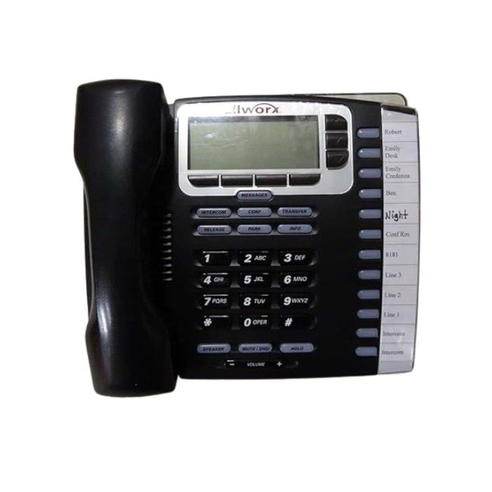 Paetec Allworx 9212P 12-Button Black IP Display Speakerphone - Grade A Refurbished -  refurbished available on PCLiquidations