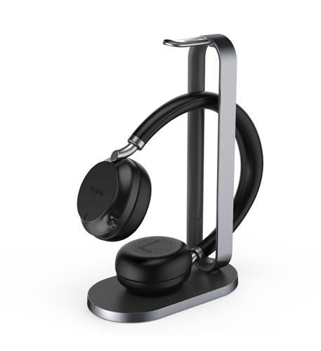 Yealink BH72 with Charging Stand UC Black USB-A Refurbished - Yealink refurbished available on PCLiquidations