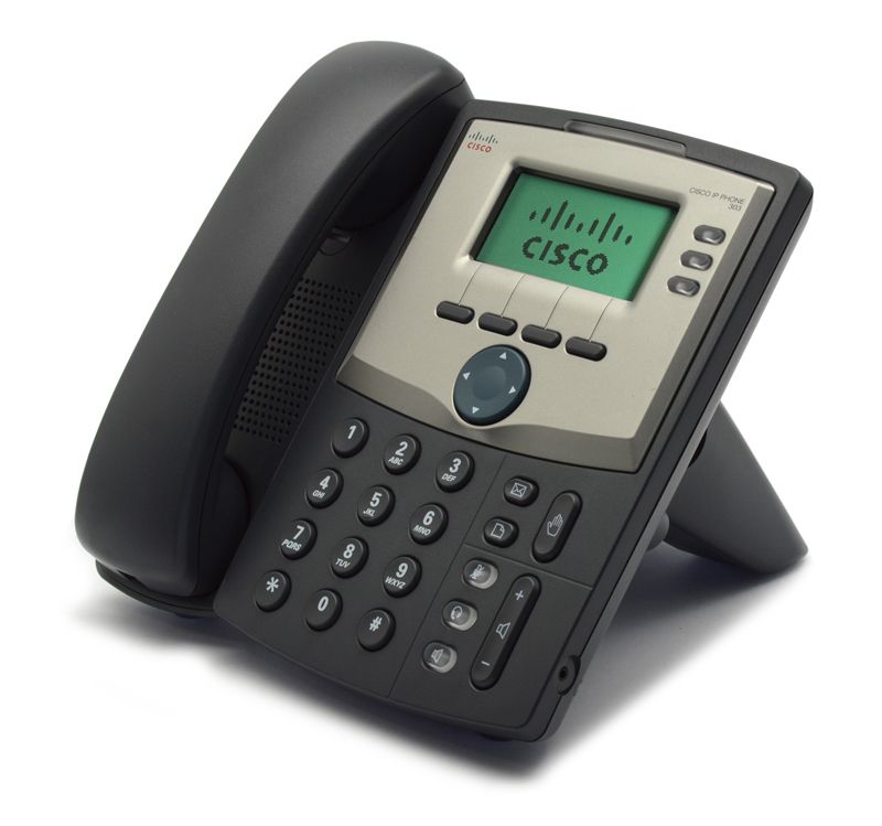Cisco SPA303 Charcoal IP Display Speakerphone - Grade B Refurbished - Cisco Systems Inc. refurbished available on PCLiquidations