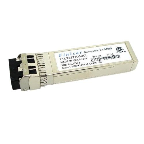 Finisar FTLX8571D3BCL 10GBASE-SR/SW SFP+ Transceiver - Refurbished Refurbished -  refurbished available on PCLiquidations