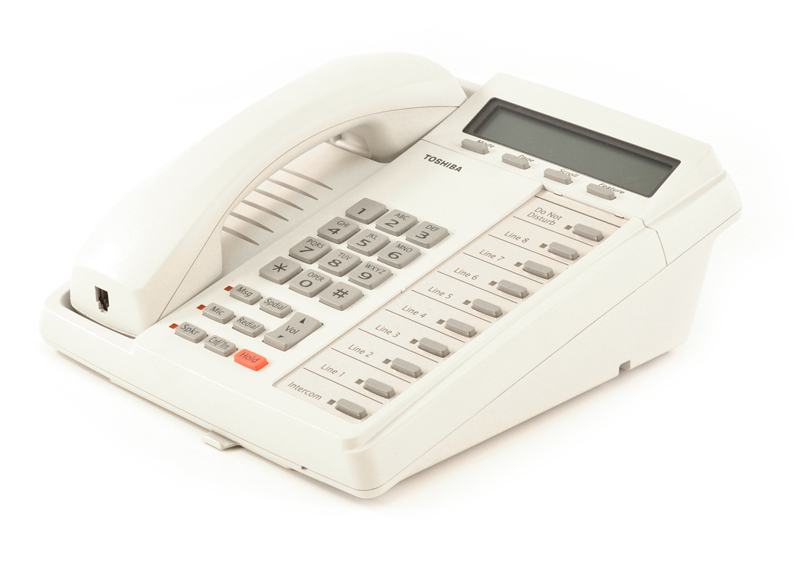 Toshiba DKT3010-SD Display Speakerphone White Refurbished - Toshiba refurbished available on PCLiquidations